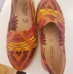 Mexican hurache authentic mexican leather